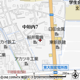 船井電機株式会社周辺の地図
