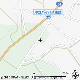 広島県安芸高田市甲田町上甲立148周辺の地図