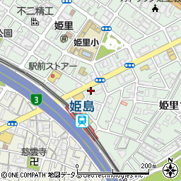 パパス姫島店周辺の地図