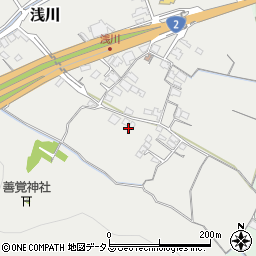 岡山県岡山市東区浅川82周辺の地図