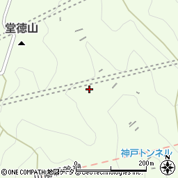 兵庫県神戸市中央区神戸港地方西ケ滝周辺の地図