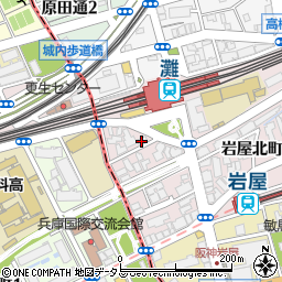 兵庫県タクシー事業協同組合周辺の地図
