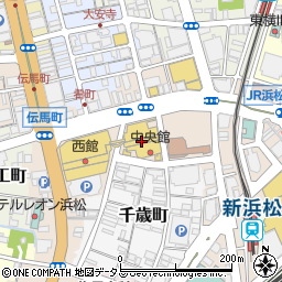 浜松弐輪舎餃子周辺の地図