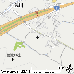 岡山県岡山市東区浅川84周辺の地図