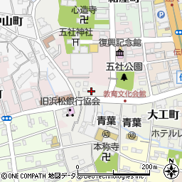 静岡県浜松市中央区栄町302周辺の地図
