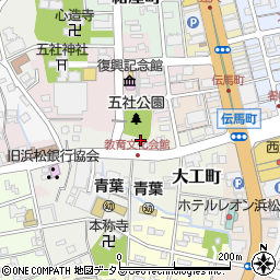 静岡県浜松市中央区栄町303周辺の地図