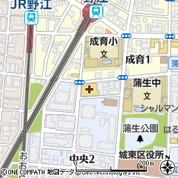 阪急オアシス野江店周辺の地図