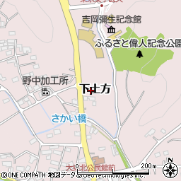 静岡県掛川市下土方411周辺の地図