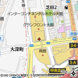スペインバル La Cazuela －roja－ （グランフロント大阪）周辺の地図