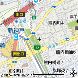 Ｖｉｌｌａ　Ｍａｒｉａ　新神戸周辺の地図