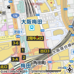 ５５１蓬莱阪急梅田駅店周辺の地図