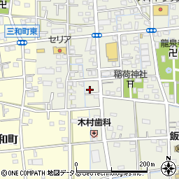静岡県浜松市中央区飯田町872周辺の地図