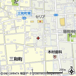 静岡県浜松市中央区飯田町846周辺の地図