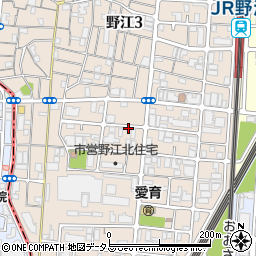 大阪府大阪市城東区野江周辺の地図