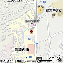 奈良市消防局西消防署周辺の地図