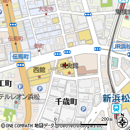 静岡県浜松市中央区鍛冶町100周辺の地図