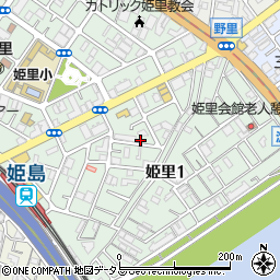 エトワール姫島周辺の地図