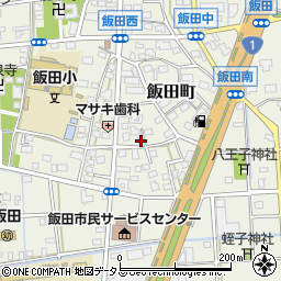 静岡県浜松市中央区飯田町530周辺の地図