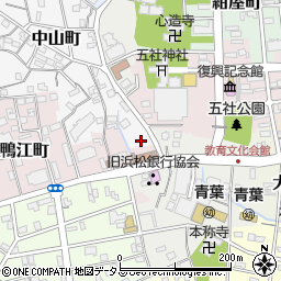 鴨江駐車場周辺の地図