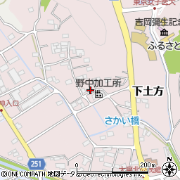 静岡県掛川市下土方85-1周辺の地図