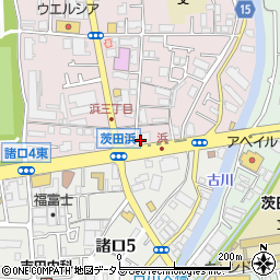 徳野酒店周辺の地図