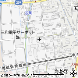 静岡県磐田市海老塚758-8周辺の地図