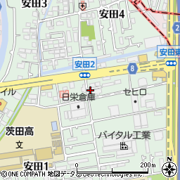 大阪府大阪市鶴見区安田周辺の地図