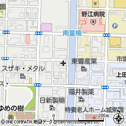 雁木製作所大阪検収工場周辺の地図