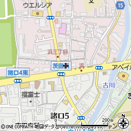 セブンイレブン大阪浜３丁目店周辺の地図