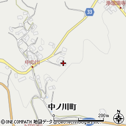 奈良県奈良市中ノ川町125周辺の地図