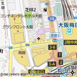 かっぽうぎ 芝田東店周辺の地図