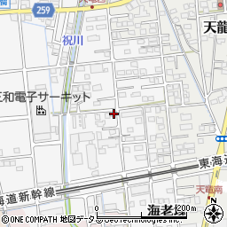 静岡県磐田市海老塚758-6周辺の地図
