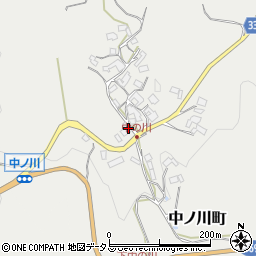 奈良県奈良市中ノ川町212周辺の地図