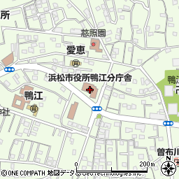 浜松市鴨江分庁舎周辺の地図