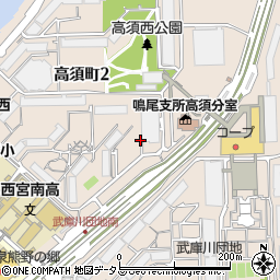 大岡内科医院周辺の地図