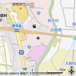 ファミリーマート岡山平島店周辺の地図
