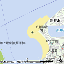 日間賀島周辺の地図