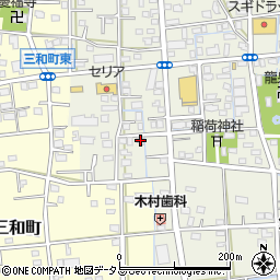 静岡県浜松市中央区飯田町870周辺の地図