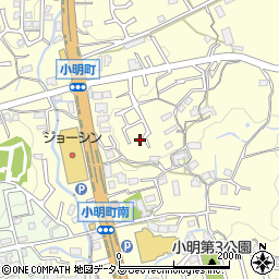 奈良県生駒市小明町772-17周辺の地図