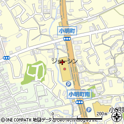奈良県生駒市小明町746-1周辺の地図