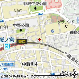 吉鳥　桜ノ宮店周辺の地図