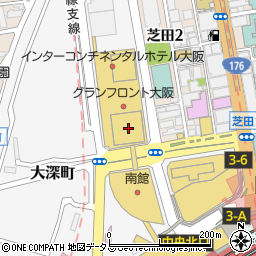 株式会社エイジェック大阪雇用開発センター周辺の地図