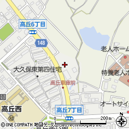 神姫バス株式会社　大久保営業所周辺の地図