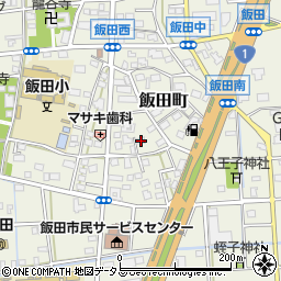 静岡県浜松市中央区飯田町528周辺の地図