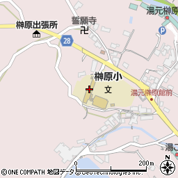 津市立榊原小学校周辺の地図