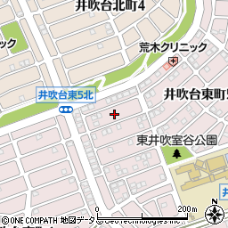 兵庫県神戸市西区井吹台東町5丁目14周辺の地図