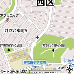 兵庫県神戸市西区井吹台東町5丁目31周辺の地図