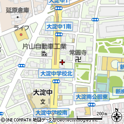 阪神輸送機株式会社　情報センター周辺の地図