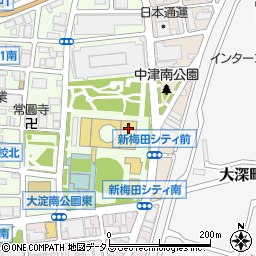 梅田 夜景 ディナー STARDUST周辺の地図