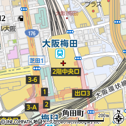 茶青花 阪急三番街店周辺の地図